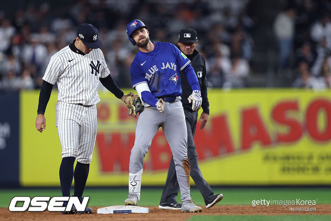 [사진] 미국 메이저리그 토론토 블루제이스가 챔피언십시리즈로 향한다.ⓒGettyimages(무단전재 및 재배포 금지)