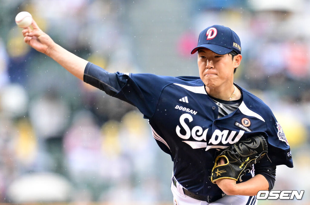 두산 김유성. 2025.04.12 /cej@osen.co.kr