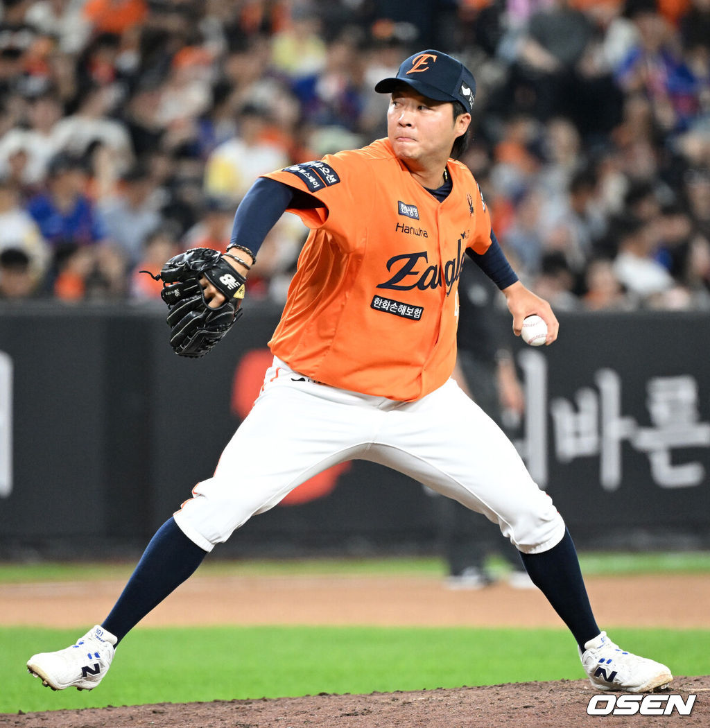 한화 김범수. 2025.09.13 /sunday@osen.co.kr