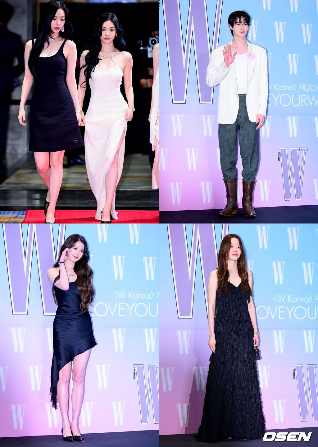 15일 서울 종로구 당주동 포시즌스 호텔 서울에서 더블유 코리아 제20회 유방암 인식 향상 캠페인 자선 포토 행사가 열렸다.이날 TXT 수빈, 고수, 고현정, 공명, 그레이, 김민하, 김세정, 김영광, 김영대, 김지석, 노상현, 노정의, 덱스, 르세라핌(채원, 카즈하), 몬스타엑스(형원, 셔누), 문소리, 바밍타이거, 박규영, 박은빈, 박재범, 방탄소년단 RM, 제이홉, 뷔, 변우석, 수현, 스트레이키즈(방찬, 승민), 아이들(미연, 민니, 소연, 슈화, 우기), 아이브 레이, 안유진, 장원영, 아일릿(윤아, 모카, 민주, 원희, 이로하), 에스파(카리나, 윈터, 지젤, 닝닝), 엔믹스(해원, 설윤), 엔하이픈(성훈, 제이크), 엔하이픈(정원), 엘리스, 올데이프로젝트(애니, 타잔, 베일리, 영서, 우찬), 우원재, 원지안, 이동휘, 이민호, 이수지, 이수혁, 이영애, 이유미, 이준혁, 이준호, 이채민, 임수정, 임지연, 있지(예지, 유나), 장윤주, 전소니, 전소미, 전여빈, 정려원, 정해인, 조유리, 추영우, 코드쿤스트, 크리스탈, 키키(지유, 이솔, 수이, 하음, 키야), 태양, 하정우, 화사, 효연 등이 참석했다.가수 에스파 카리나, 닝닝이 포즈를 취하고 있다. 2025.10.14. /jpnews@osen.co.kr