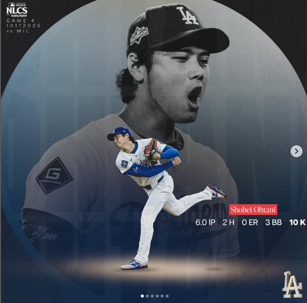 LA 다저스 공식 SNS