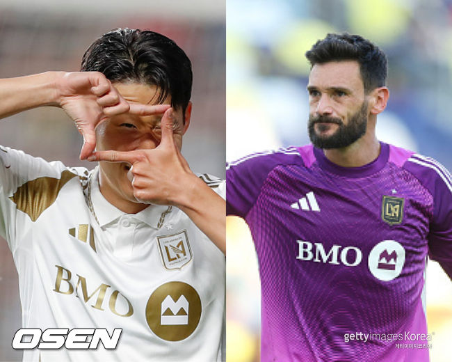 [사진] 손흥민과 위고 요리스 ⓒGettyimages(무단전재 및 재배포 금지)