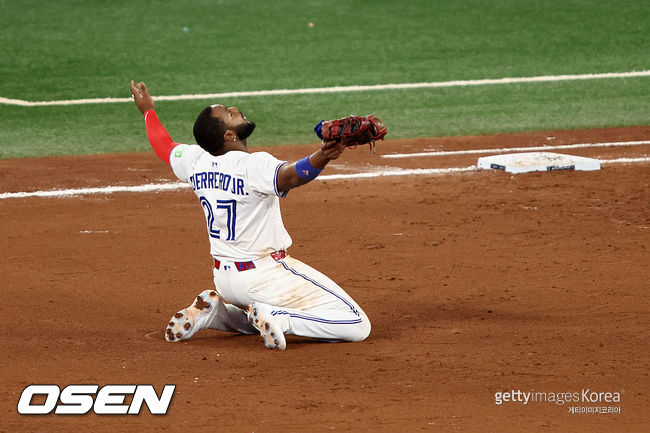 [사진] 토론토 게레로 주니어. ⓒGettyimages(무단전재 및 재배포 금지)