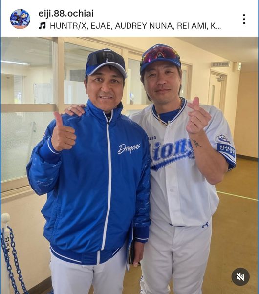 오치아이 에이지 감독 인스타그램 캡처