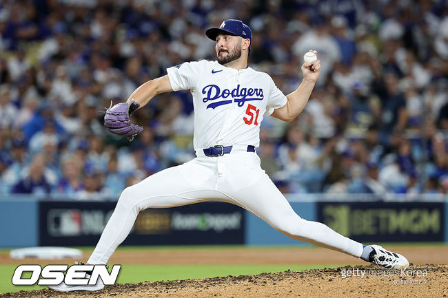 [사진] LA 다저스 알렉스 베시아. ⓒGettyimages(무단전재 및 재배포 금지)