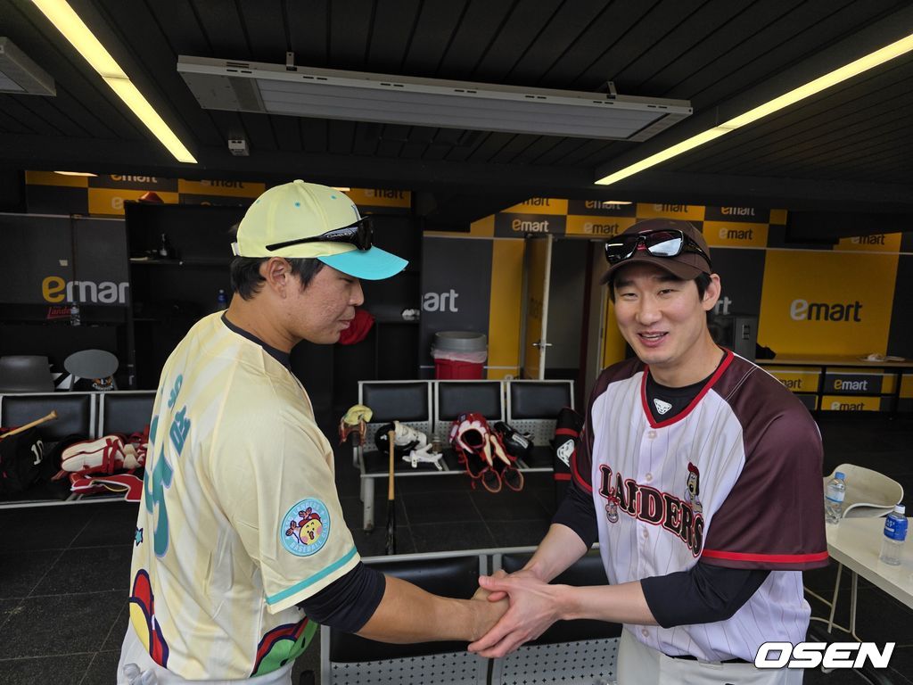 SSG 랜더스 한유섬과 오태곤. /OSEN DB