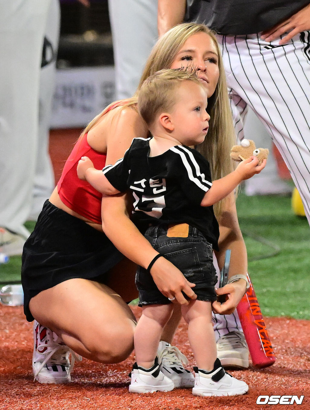 LG 오스틴의 아내와 아들 / OSEN DB