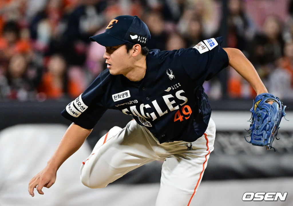 한화 윤산흠. 2025.10.03 /cej@osen.co.kr