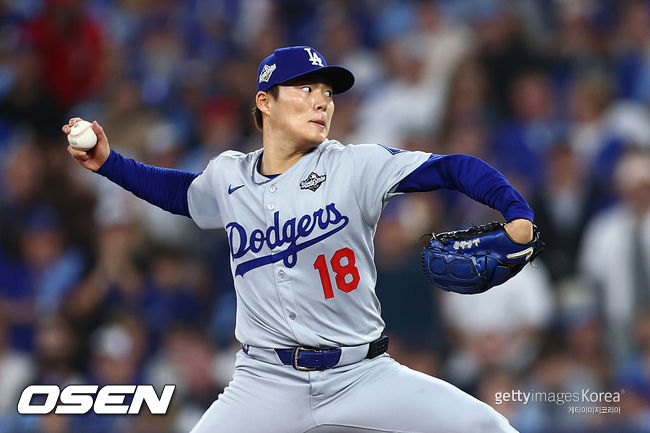 [사진] LA 다저스 야마모토 요시노부. ⓒGettyimages(무단전재 및 재배포 금지)