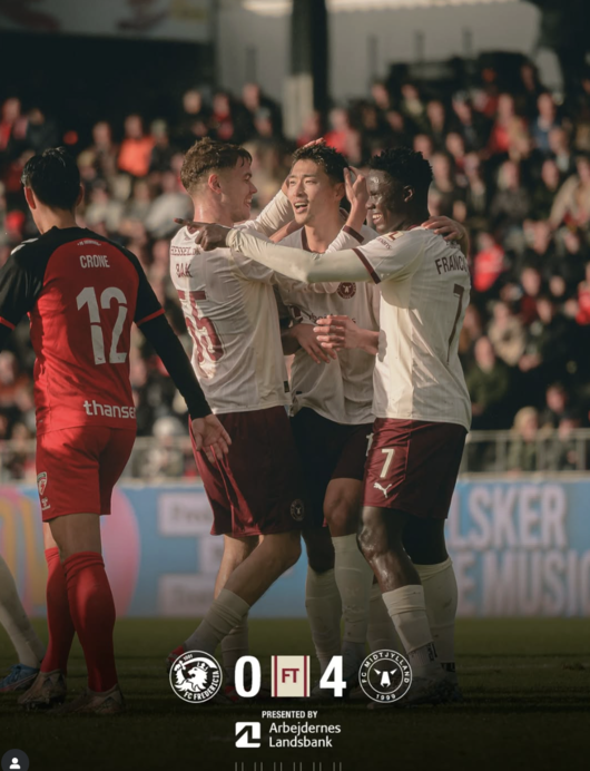 [사진] 조규성 / 미트윌란 소셜 미디어 계정