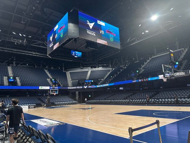[사진] 일본프로농구 경기장 조명과 사운드 시설 수준은 NBA급이다
