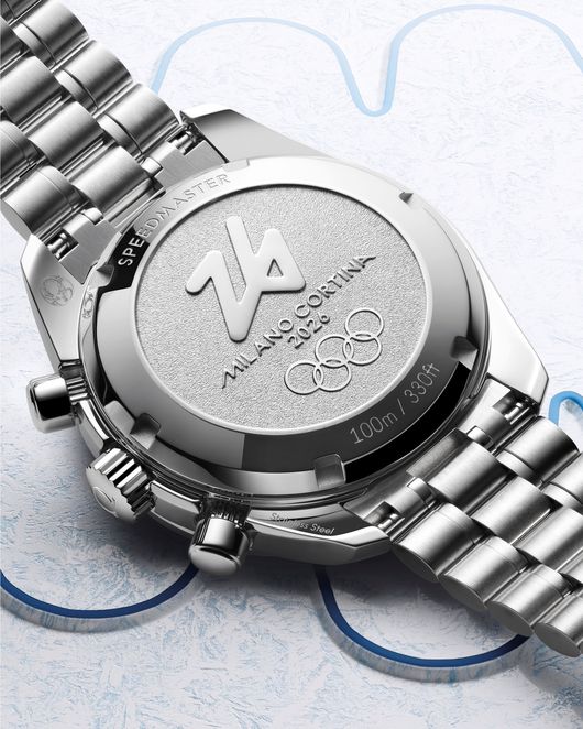올림픽 개막 100일을 기념해 공개된 스피드마스터 밀라노 코르티나 2026