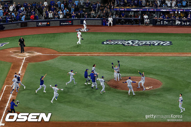 [사진] 챔피언 다저스. ⓒGettyimages(무단전재 및 재배포 금지)