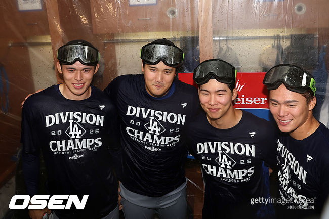 [사진] 김혜성과 오타니, 야마모토, 사사키. ⓒGettyimages(무단전재 및 재배포 금지)