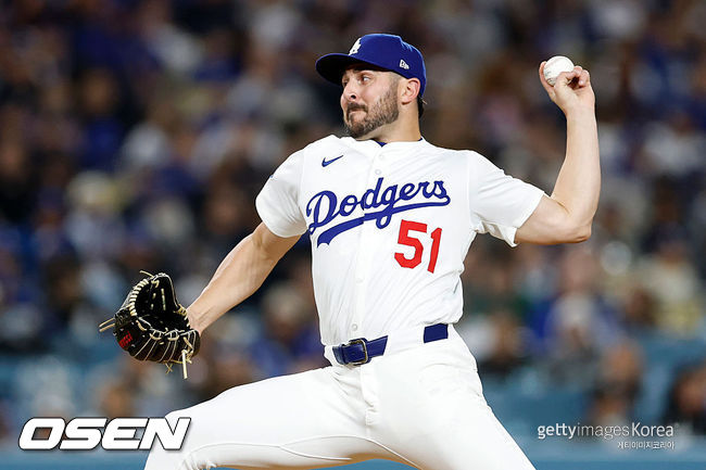 [사진] LA 다저스 알렉스 베시아. ⓒGettyimages(무단전재 및 재배포 금지)