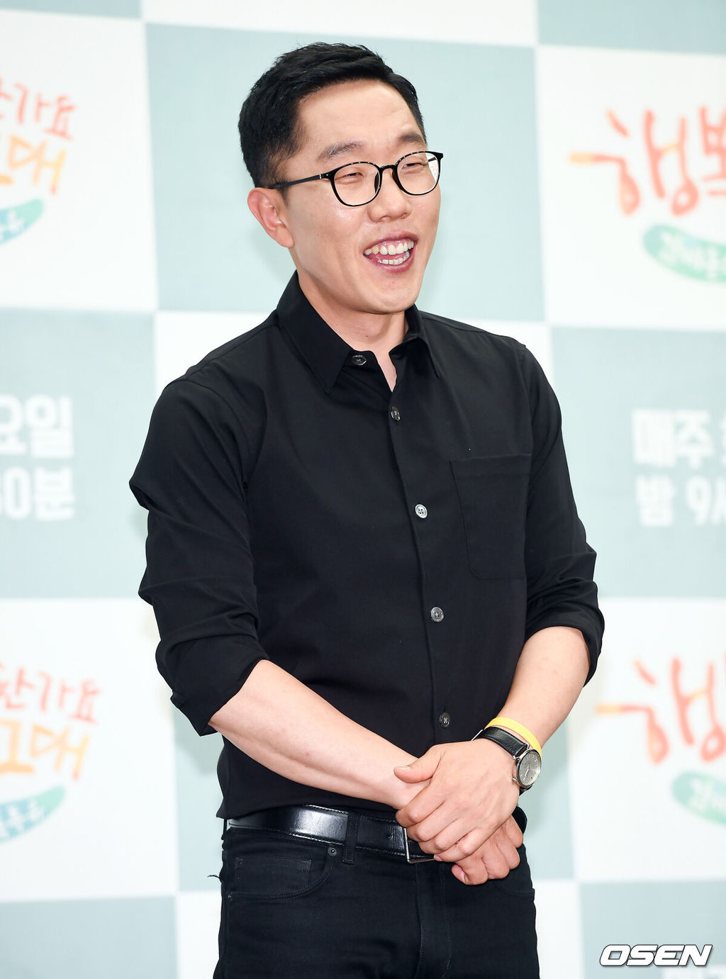 18일 오후 서울 상암동 스탠포드호텔에서 진행된 JTBC 신규 예능 '김제동의 톡투유2:행복한가요 그대' 제작발표회에서 김제동이 포즈를 취하고 있다. / soul1014@osen.co.kr