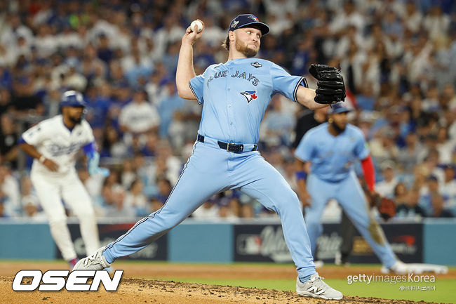 [사진] 토론토 블루제이스 트레이 예세비지. ⓒGettyimages(무단전재 및 재배포 금지)