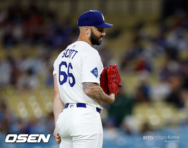 [사진] LA 다저스 태너 스캇. ⓒGettyimages(무단전재 및 재배포 금지)