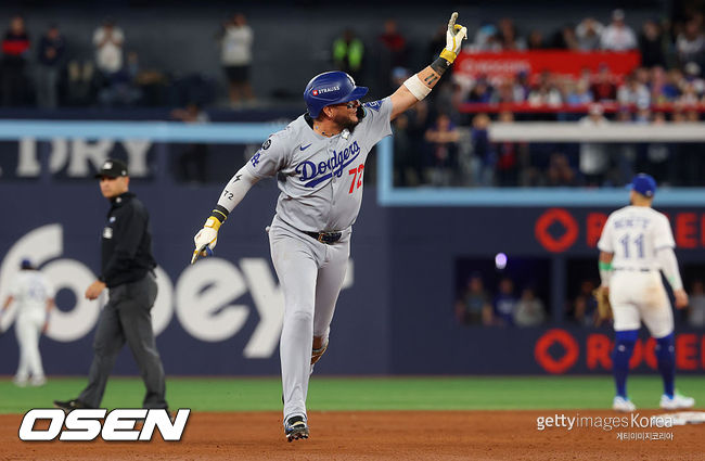 [사진] 다저스 로하스. ⓒGettyimages(무단전재 및 재배포 금지)