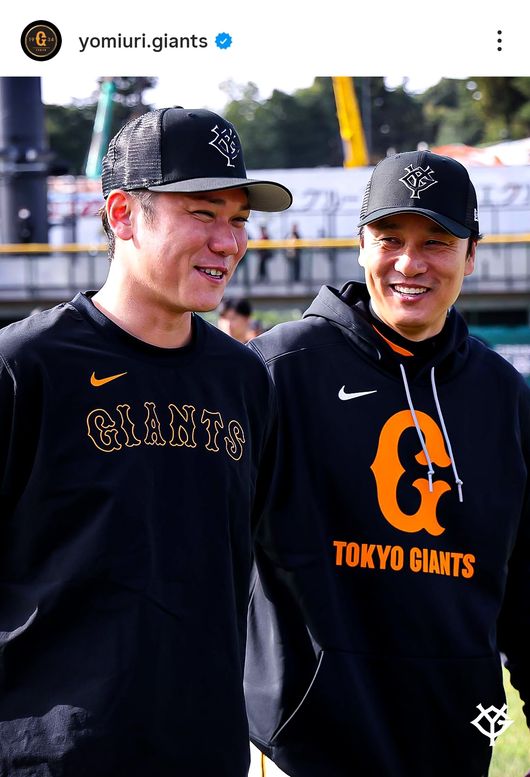 요미우리 자이언츠 공식 SNS 캡처 