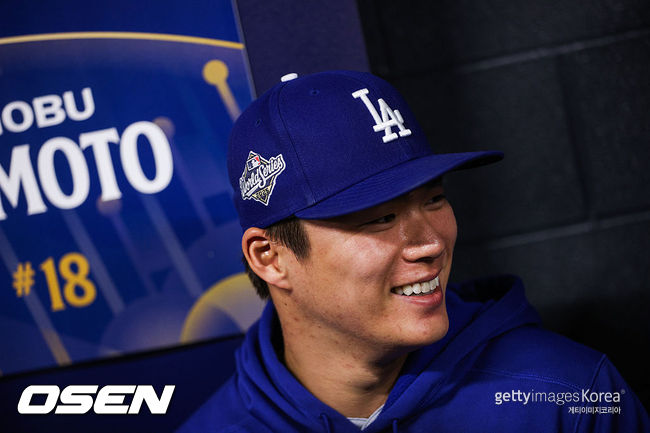 [사진] LA 다저스 야마모토 요시노부. ⓒGettyimages(무단전재 및 재배포 금지)