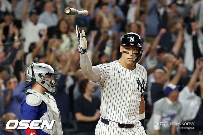 [사진] 뉴욕 양키스 애런 저지. ⓒGettyimages(무단전재 및 재배포 금지)