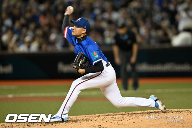 [사진] 웨이취엔 드래곤즈 소속  투수 쉬뤄시ⓒGettyimages(무단전재 및 재배포 금지)