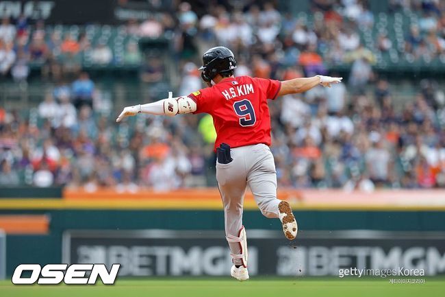 [사진] 김하성 ⓒGettyimages(무단전재 및 재배포 금지)