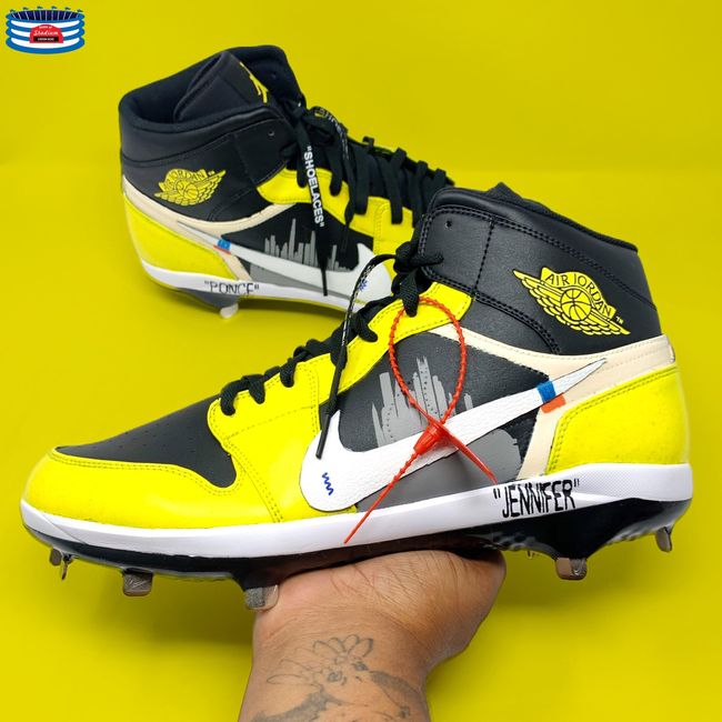 2020년 폰세의 메이저리그 데뷔전 당시 신었던 스파이크 /Stadium Custom Kicks SNS