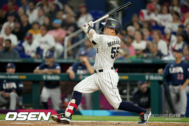 [사진] 일본 국가대표 시절 무라카미 무네타카. ⓒGettyimages(무단전재 및 재배포 금지)