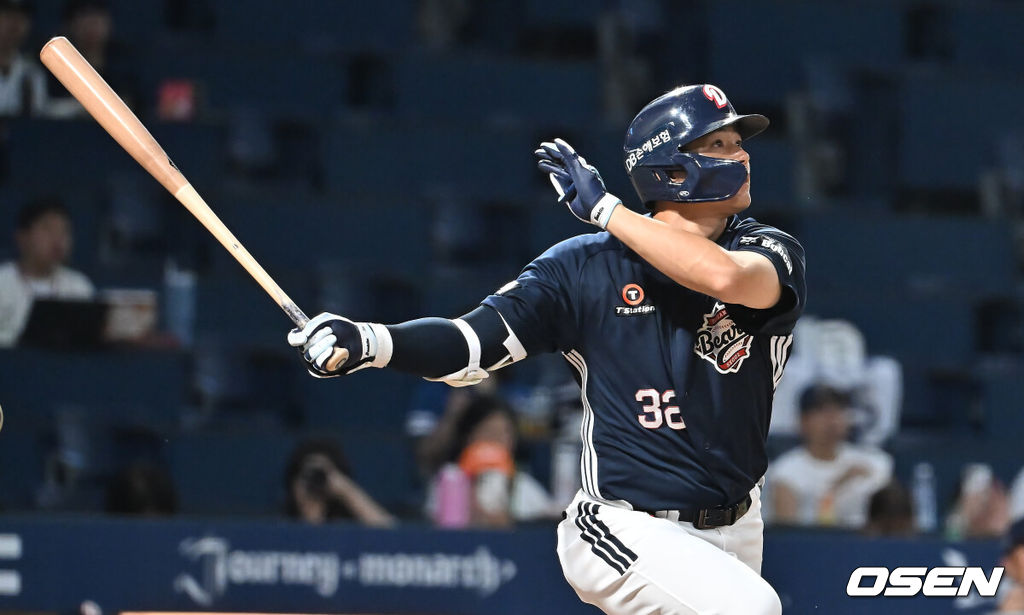 두산 베어스 시절 김재환. /OSEN DB