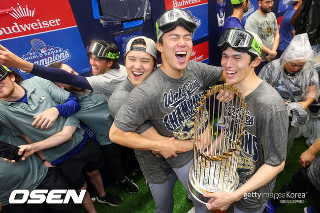 [사진] 다저스 일본 선수 3인. ⓒGettyimages(무단전재 및 재배포 금지)