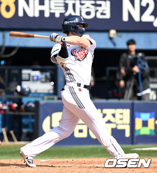 두산 베어스 시절 김재환. /OSEN DB