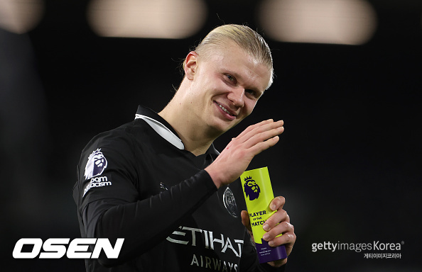 [사진] 엘링 홀란 ⓒGettyimages(무단전재 및 재배포 금지)