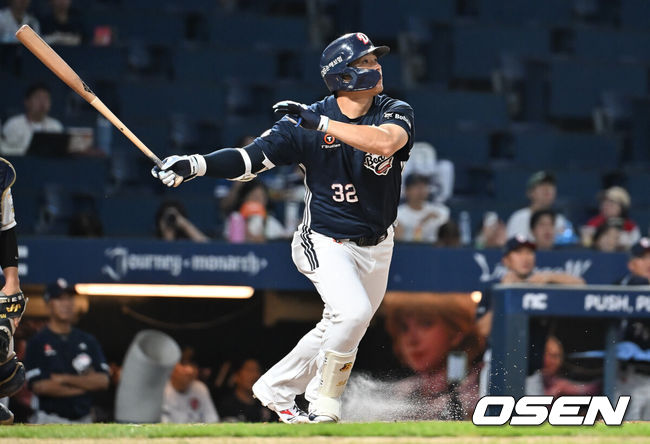 [OSEN=창원, 이석우 기자] 두산 베어스 김재환 056 2025.09.05 / foto0307@osen.co.kr