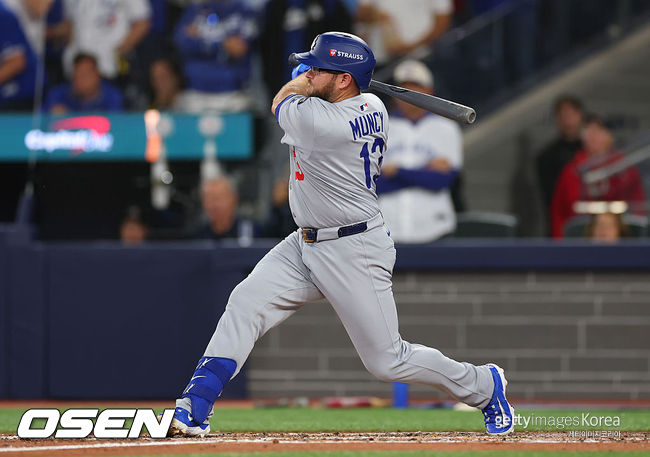[사진] 다저스 먼시. ⓒGettyimages(무단전재 및 재배포 금지)