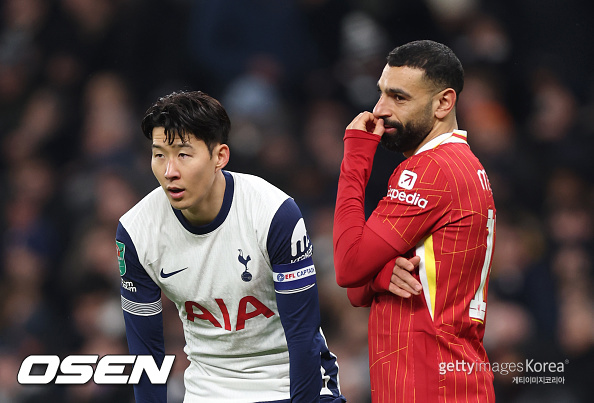 [사진] 토트넘 시절 손흥민, 그리고 살라 ⓒGettyimages(무단전재 및 재배포 금지)