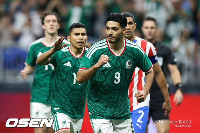 [사진] 멕시코 축구대표팀 공격수 라울 히메네스.