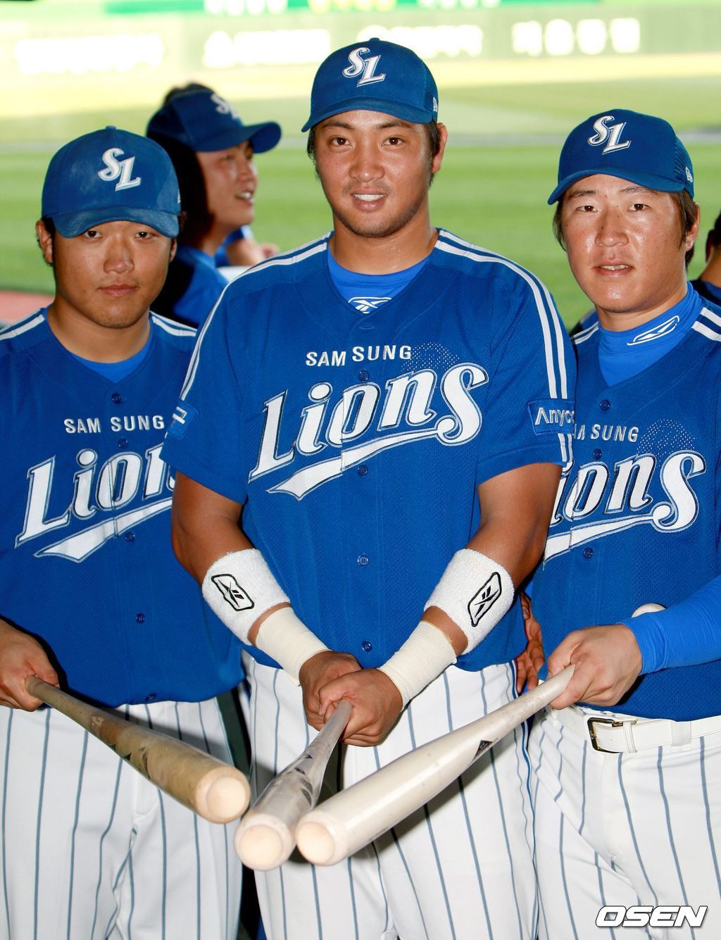 2008년 박석민, 채태인, 최형우 / 삼성 라이온즈 제공