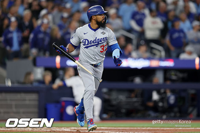 [사진] 다저스 테오스카 에르난데스. ⓒGettyimages(무단전재 및 재배포 금지)