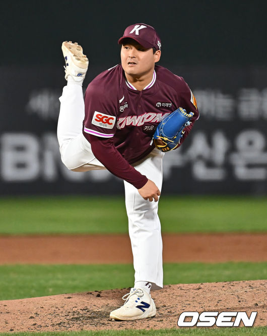 [OSEN=부산, 이석우 기자] 키움 히어로즈 양지율 135 2025.04.16 / foto0307@osen.co.kr