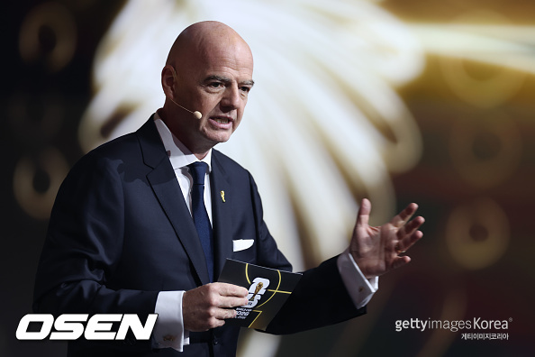 [사진] 잔니 인판티노 FIFA 회장 ⓒGettyimages(무단전재 및 재배포 금지)
