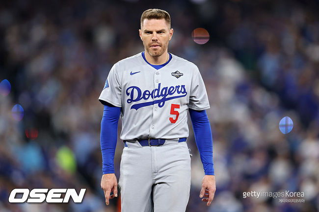[사진] 다저스의 36세 타자 프레디 프리먼. ⓒGettyimages(무단전재 및 재배포 금지)