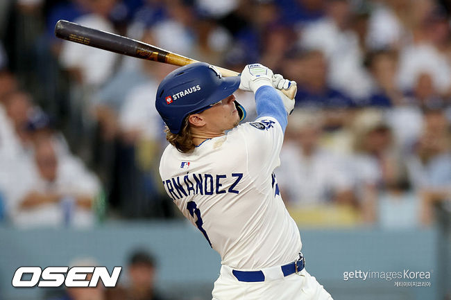 [사진] LA 다저스 엔리케 에르난데스. ⓒGettyimages(무단전재 및 재배포 금지)