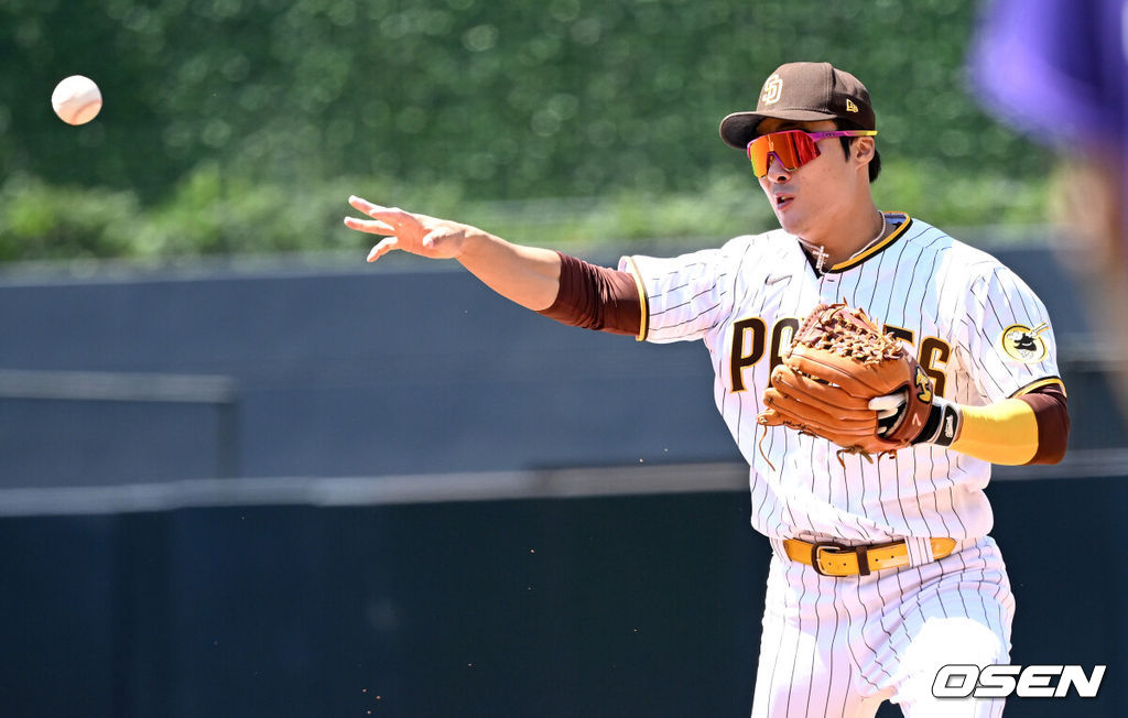 샌디에이고 시절 김하성 / OSEN DB