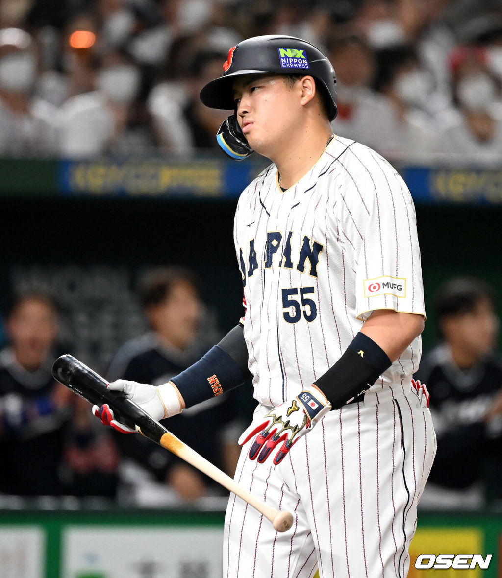  이강철 감독이 이끄는 대한민국 월드베이스볼클래식(WBC) 대표팀이 10일 일본 도쿄돔에서 일본과 1라운드 B조 경기를 가졌다.2회말 무사에서 일본 무라카미가 삼진에 아쉬워하고 있다. 2023.03.10 /spjj@osen.co.kr