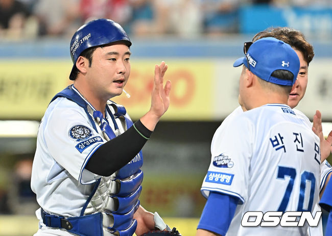 [OSEN=대구, 이석우 기자] 20250722 삼성 라이온즈 김재성 006 2025.07.22 / foto0307@osen.co.kr