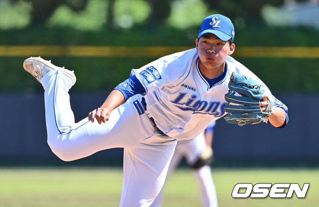 [OSEN=경산, 이석우 기자] 삼성 라이온즈 홍승원 162 2024.05.15 / foto0307@osen.co.kr