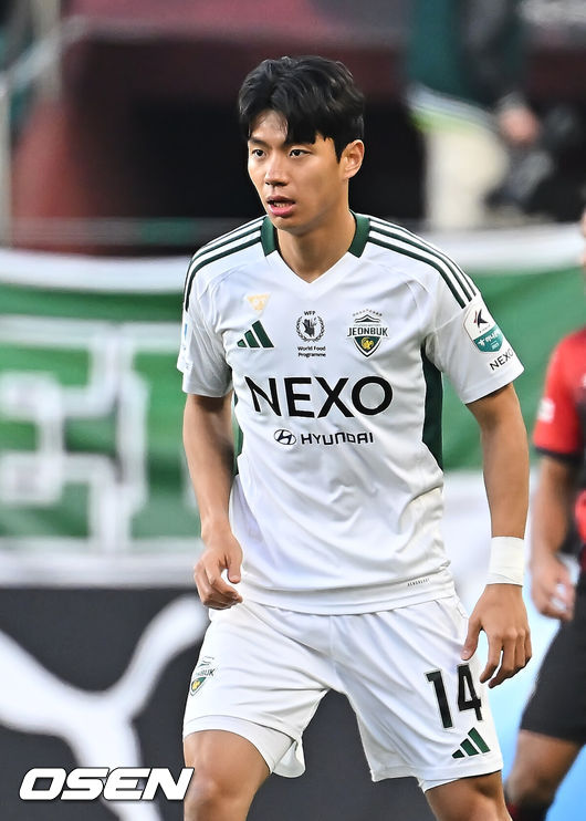 [OSEN=포항, 이석우 기자] 전북 현대 전진우 089 2025.11.22 / foto0307@osen.co.kr
