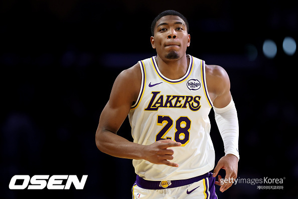 LOS ANGELES, CALIFORNIA - DECEMBER 28: Rui Hachimura #28 of the Los Angeles Lakers in action against the Sacramento Kings at Crypto.com Arena on December 28, 2025 in Los Angeles, California. NOTE TO USER: User expressly acknowledges and agrees that, by downloading and or using this photograph, user is consenting to the terms and conditions of the Getty Images License Agreement. (Photo by Luke Hales/Getty Images)